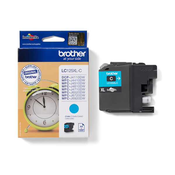 Brother LC-125XLC inktcartridge 1 stuk(s) Origineel Cyaan - Afbeelding 4