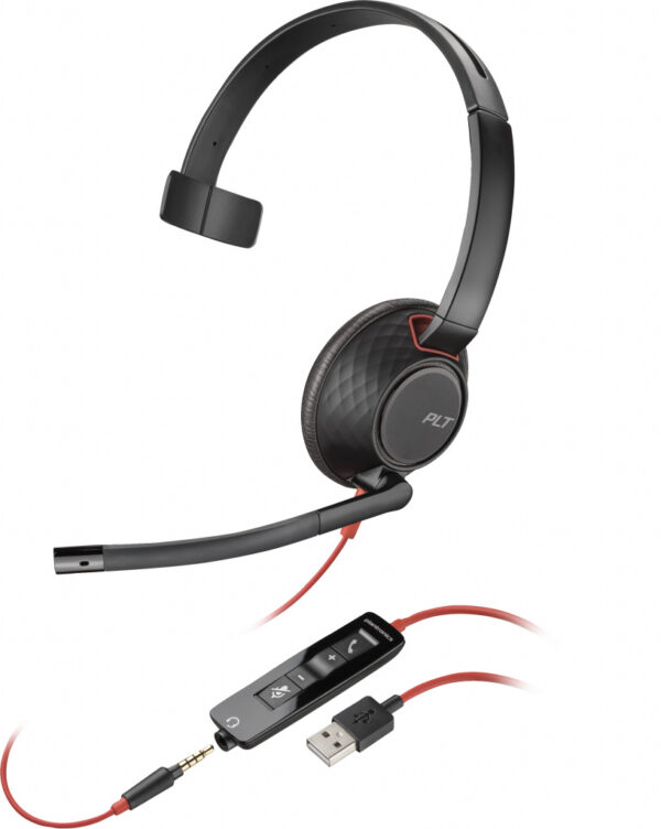 POLY Blackwire 5210 Monaural USB-A Headset - Afbeelding 2