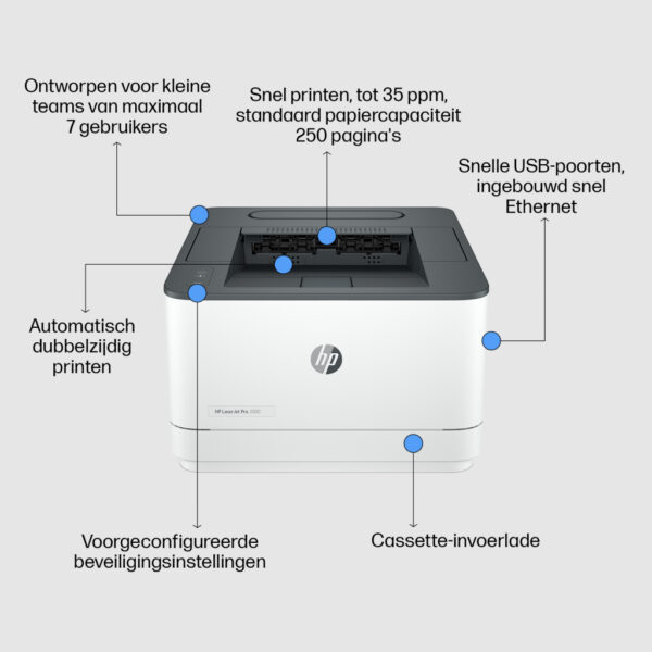 HP LaserJet Pro 3002dw printer - Afbeelding 2