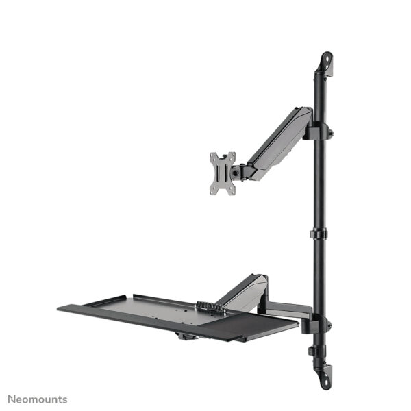 Neomounts WL90-325BL1 Zit-sta werkstation wand 17-32" - gasveer - Afbeelding 13
