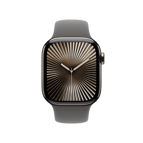 Apple Watch Series 10 OLED 42 mm Digitaal 374 x 446 Pixels Touchscreen 4G Titanium Wifi GPS - Afbeelding 2