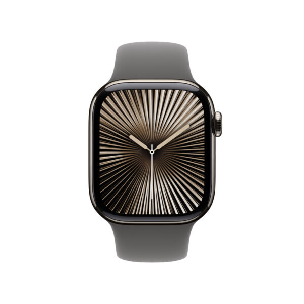 Apple Watch Series 10 OLED 42 mm Digitaal 374 x 446 Pixels Touchscreen 4G Titanium Wifi GPS - Afbeelding 2