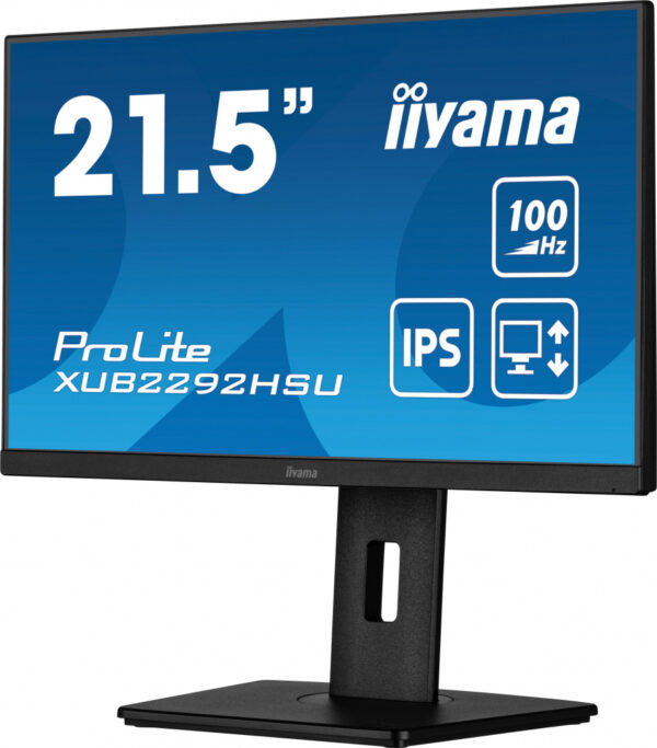 iiyama ProLite XUB2292HSU-B6 computer monitor 55,9 cm (22") 1920 x 1080 Pixels Full HD LED Zwart - Afbeelding 6