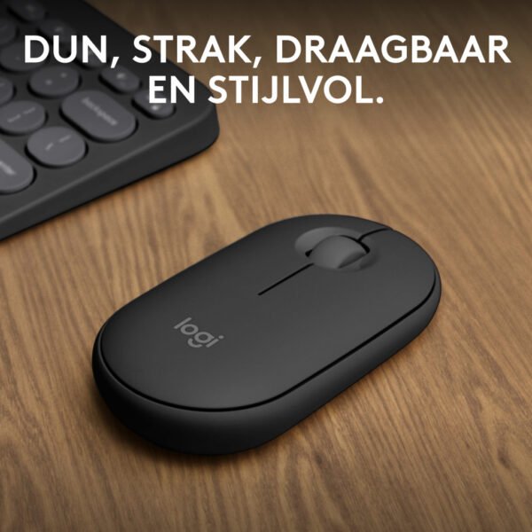 Logitech 910-007015 muis Reizen Ambidextrous RF-draadloos + Bluetooth Optisch 4000 DPI - Afbeelding 2