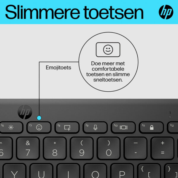 HP 350 Compact Multi-Device Bluetooth Keyboard - Afbeelding 7