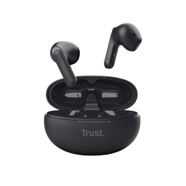 Trust Yavi Headset True Wireless Stereo (TWS) In-ear Oproepen/muziek USB Type-C Bluetooth Zwart - Afbeelding 4