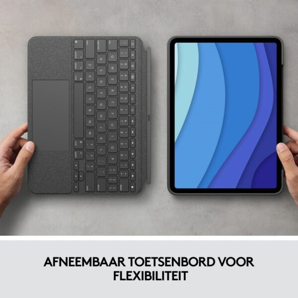 Logitech Combo Touch for iPad Pro 11-inch (1st, 2nd, and 3rd generation) - Afbeelding 10