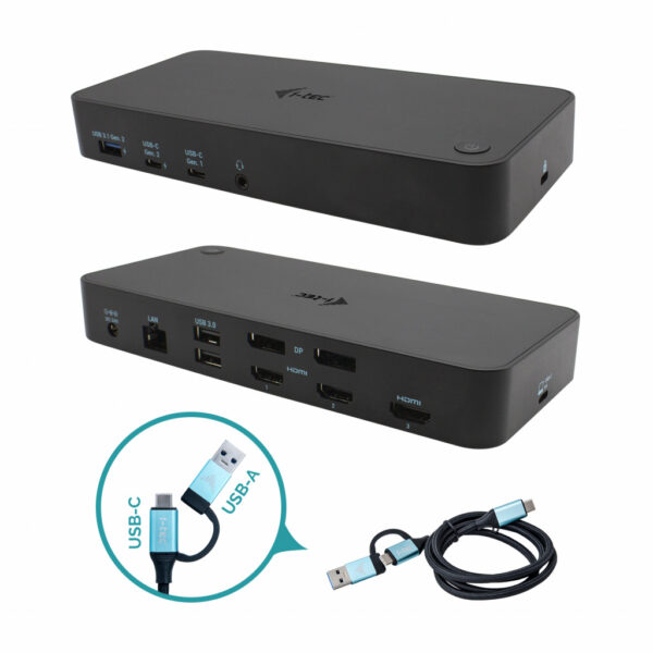 i-tec USB3.0/USB-C/Thunderbolt 3x 4K+PD100W