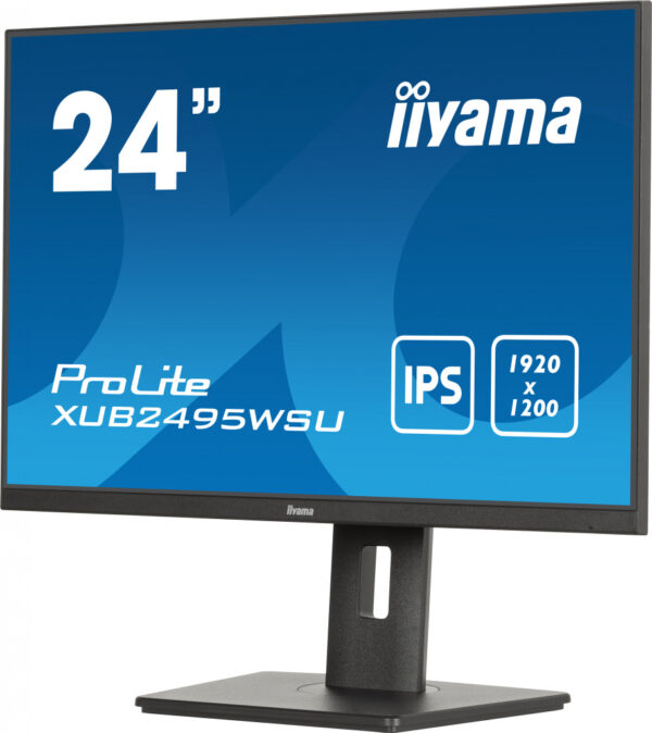 iiyama ProLite XUB2495WSU-B7 computer monitor 61 cm (24") 1920 x 1200 Pixels 4K Ultra HD LED Zwart - Afbeelding 6