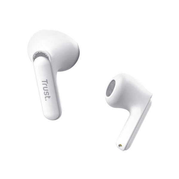 Trust Yavi Headset True Wireless Stereo (TWS) In-ear Oproepen/muziek USB Type-C Bluetooth Wit - Afbeelding 5