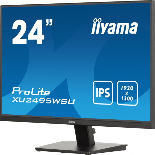 iiyama ProLite XU2495WSU-B7 computer monitor 61 cm (24") 1920 x 1200 Pixels 4K Ultra HD LED Zwart - Afbeelding 4