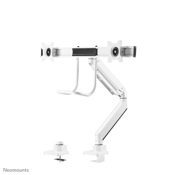 Neomounts NM-D775DXWHITE Monitorarm 10-32" - gasveer - Topfix - 180°-stop - Afbeelding 8