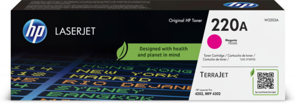 HP 220A originele LaserJet-tonercartridge, magenta