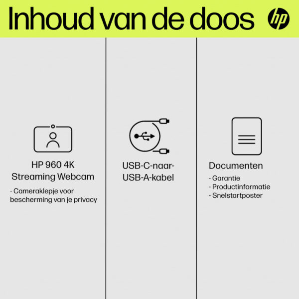 HP 960 4K Streaming Webcam - Afbeelding 6