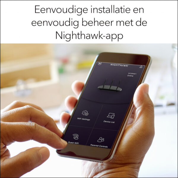 NETGEAR Nighthawk 4-Stream AX1800 WiFi 6 Router (RAX10) - Afbeelding 11
