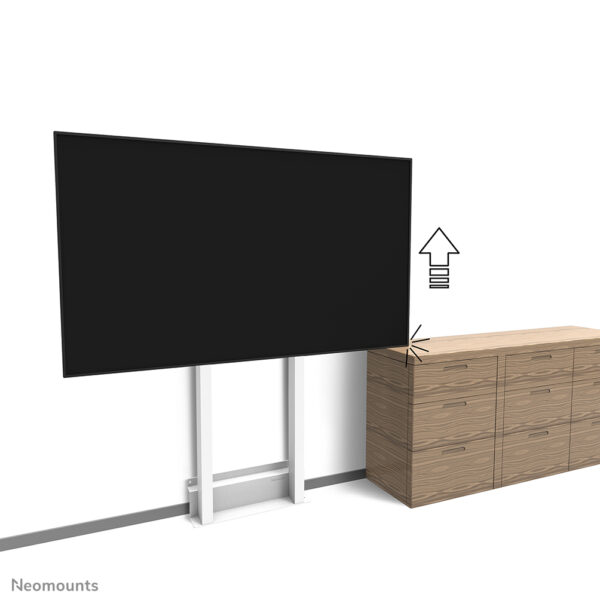 Neomounts WL55-875WH1 TV vloerstandaard 55-100" - wand - gemotoriseerd - TÜV - Afbeelding 9