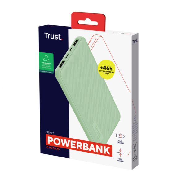 Trust 25029 powerbank Lithium-Ion (Li-Ion) 10000 mAh Groen - Afbeelding 5