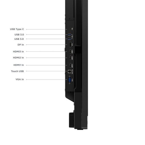 Lenovo ThinkVision T65 computer monitor 165,1 cm (65") 3840 x 2160 Pixels 4K Ultra HD LED Touchscreen Zwart - Afbeelding 16