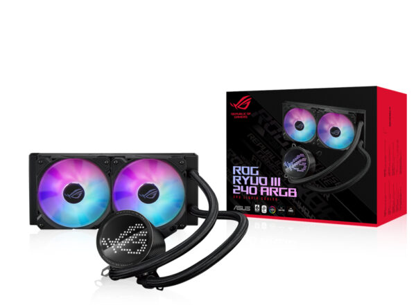 ASUS ROG Ryuo III 240 ARGB Processor Kit voor vloeistofkoeling 12 cm Zwart - Afbeelding 6