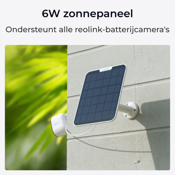 Reolink Zonnepaneel 2 voor camera op batterij - Afbeelding 3