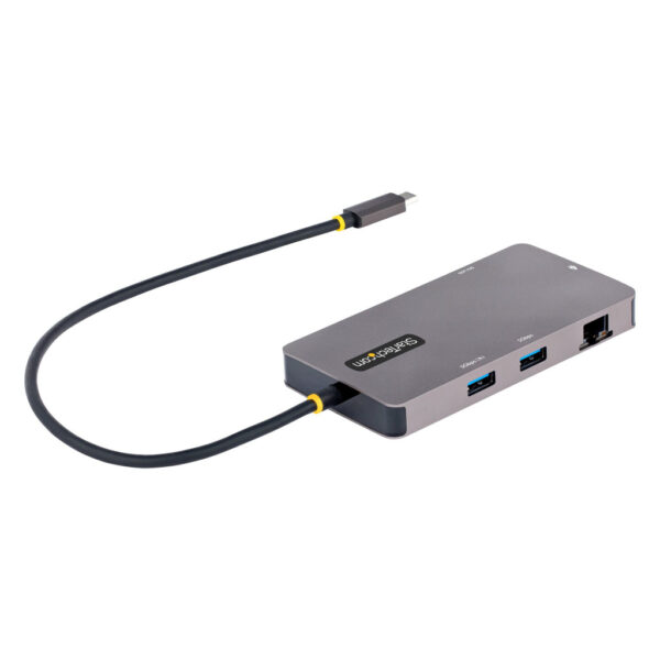 StarTech.com USB C Multiport Adapter, Dual HDMI Video, 4K 60Hz, 2 Port 5Gbps USB-A Hub, 100W Power Delivery Pass-Through, GbE, S - Afbeelding 2