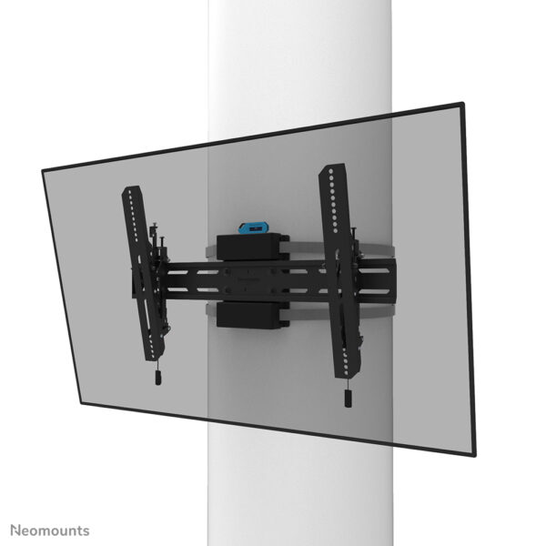 Neomounts WL35S-910BL16 TV-pilaarsteun 40-75" - kantelbaar - vergrendelbaar - diam. 25-100 cm - portrait