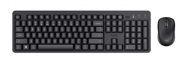 Trust Ody II toetsenbord Inclusief muis Universeel RF Draadloos QWERTY Amerikaans Engels Zwart - Afbeelding 6