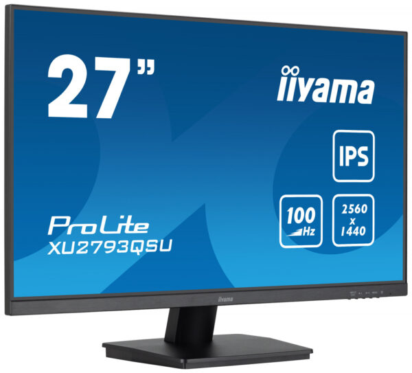 iiyama ProLite XU2793QSU-B7 LED display 68,6 cm (27") 2560 x 1440 Pixels Wide Quad HD Zwart - Afbeelding 2
