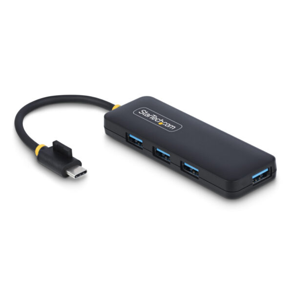 StarTech.com 4-Port USB-C Hub, 5Gbps, USB-C naar 4x USB-A, Bus Powered, Compacte Travel Mini USB Hub, Multi-Port USB 3.0 Splitte