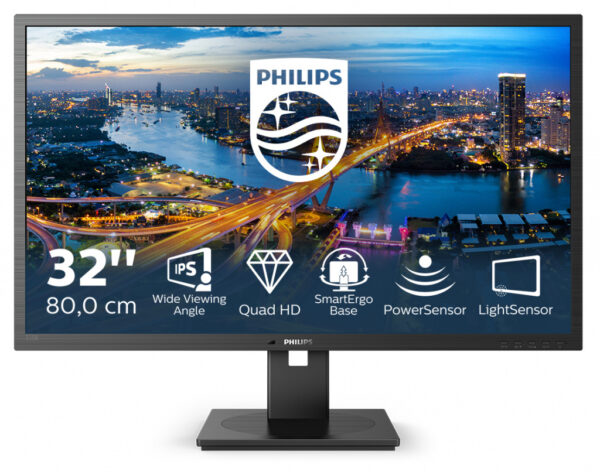 Philips B Line 325B1L/00 computer monitor 80 cm (31.5") 2560 x 1440 Pixels 2K Ultra HD LCD Zwart - Afbeelding 6