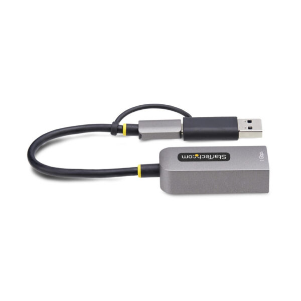 StarTech.com USB-C naar Ethernet Adapter met USB-A Dongle, 10/100/1000Mbps, USB 3.0 naar Gigabit Ethernet Netwerk Adapter, 15cm - Afbeelding 5