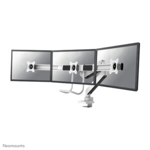 Neomounts NM-D775DX3WHITE Monitorarm 17-27" - gasveer - Topfix - 180°-stop