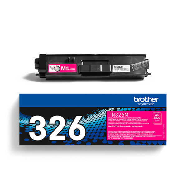 Brother TN-326M tonercartridge 1 stuk(s) Origineel Magenta - Afbeelding 4