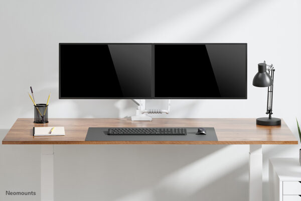 Neomounts DS75-450WH2 Monitorarm 17-32" - gasveer - Topfix - 180°-stop - Afbeelding 16