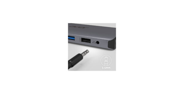 Acer 12-in-1 Type-C Dongle Bedraad USB 3.2 Gen 1 (3.1 Gen 1) Type-C Zilver - Afbeelding 9