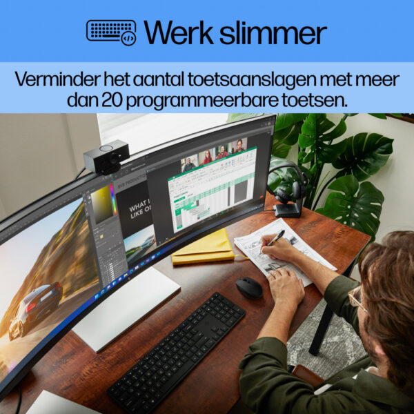 HP 650 draadloze toetsenbord- en muiscombinatie - Afbeelding 2