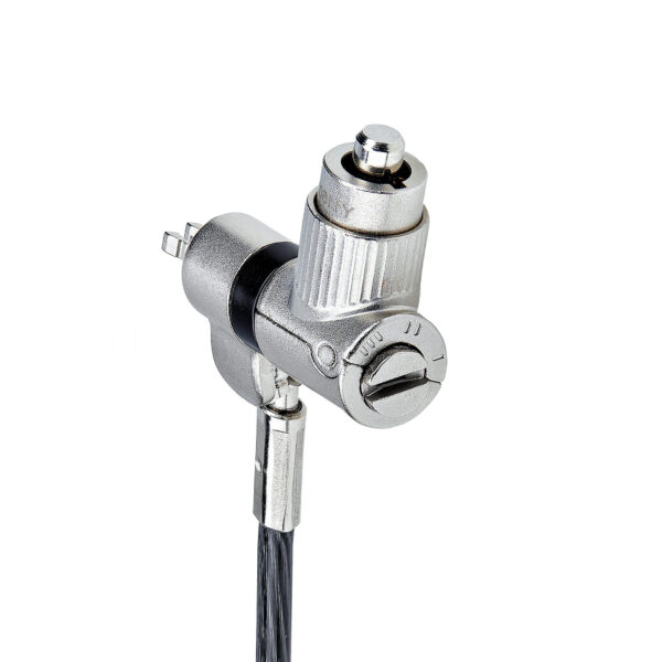 StarTech.com 3-in-1 Universeel Laptop Kabelslot, 2m Security Kabel met Master Key, Computer Beveiliging, Compatibel met Noble We - Afbeelding 3