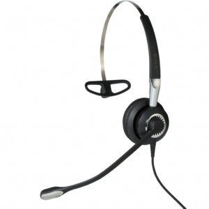 Jabra 2406-820-204 hoofdtelefoon/headset Bedraad Neckband, oorhaak, Hoofdband Kantoor/callcenter Zwart, Zilver