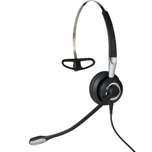 Jabra 2406-820-204 hoofdtelefoon/headset Bedraad Neckband, oorhaak, Hoofdband Kantoor/callcenter Zwart, Zilver