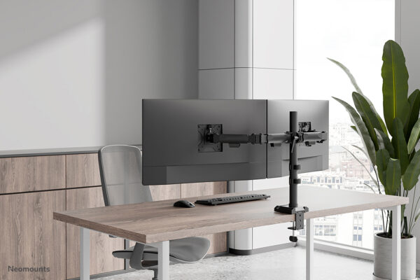 Neomounts DS60-600BL2 Monitorarm 10-32" - Quick-fix - 180°-stop - Afbeelding 15