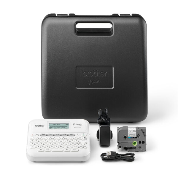 Brother PT-D410VP labelprinter ZINK (Zero-Ink) 180 x 180 DPI Bedraad TZe QWERTY - Afbeelding 2