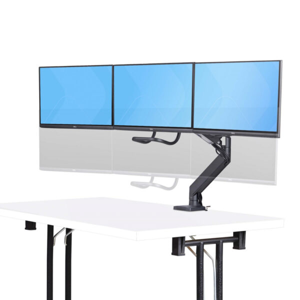 StarTech.com Crossbar Triple Monitor Arm voor Bureau, Tot Drie 27inch Schermen, VESA 75x75/100x100, Instelling Zonder Gereedscha - Afbeelding 5