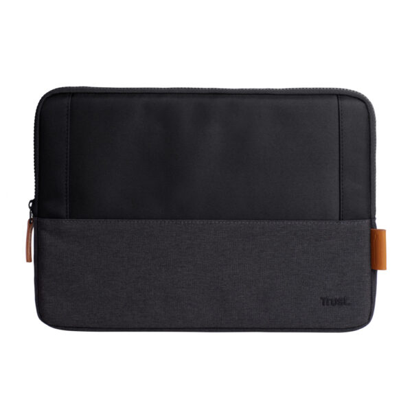 Trust Lisboa 33,8 cm (13.3") Opbergmap/sleeve Zwart, Grijs