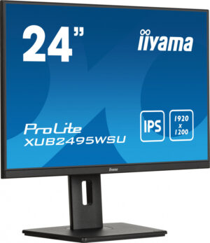 iiyama ProLite XUB2495WSU-B7 computer monitor 61 cm (24") 1920 x 1200 Pixels 4K Ultra HD LED Zwart