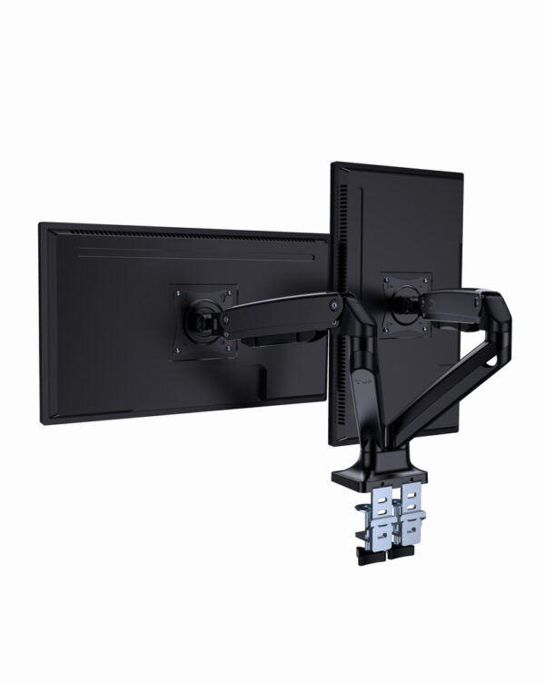 Gembird MA-DA2-03 flat panel bureau steun 88,9 cm (35") Zwart - Afbeelding 3