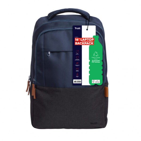 Trust Lisboa 40,6 cm (16") Rugzak Blauw - Afbeelding 5