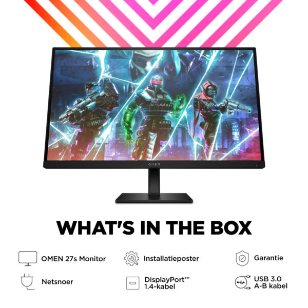 OMEN by HP 27 inch FHD 240 Hz gaming monitor - OMEN 27s - Afbeelding 3