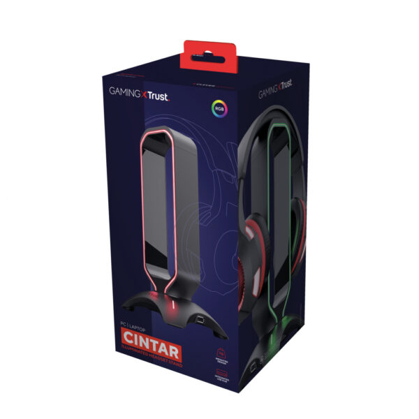 Trust GXT265 Cintar - Headset Stand - RGB - Afbeelding 6