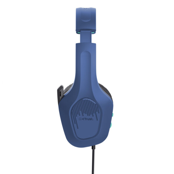 Trust GXT 415B Zirox Headset Bedraad Hoofdband Gamen Blauw - Afbeelding 7