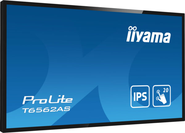 iiyama T6562AS-B1 beeldkrant Interactief flatscreen 163,8 cm (64.5") IPS 500 cd/m² 4K Ultra HD Zwart Touchscreen Type processor - Afbeelding 5